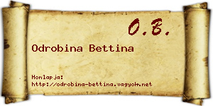 Odrobina Bettina névjegykártya